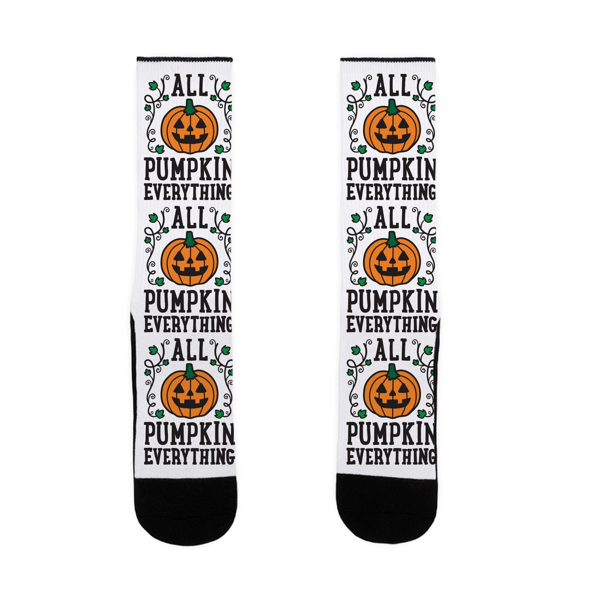 All Pumpkin Everything Socks