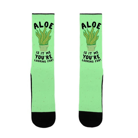 Aloe Is It Me You're Looking For Socks