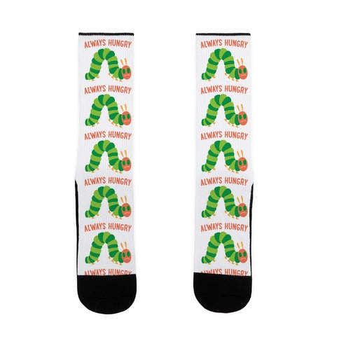 Always Hungry Caterpillar  Socks