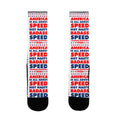 America is All About Speed Socks
