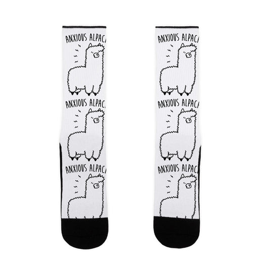 Anxious Alpaca Socks