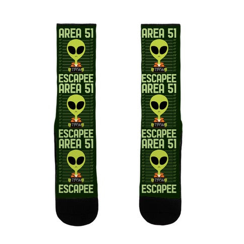Area 51 Escapee Socks
