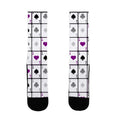 Asexual Aces Pattern Socks