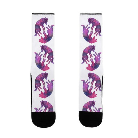 Astronaut Dogs Belka & Strelka Socks