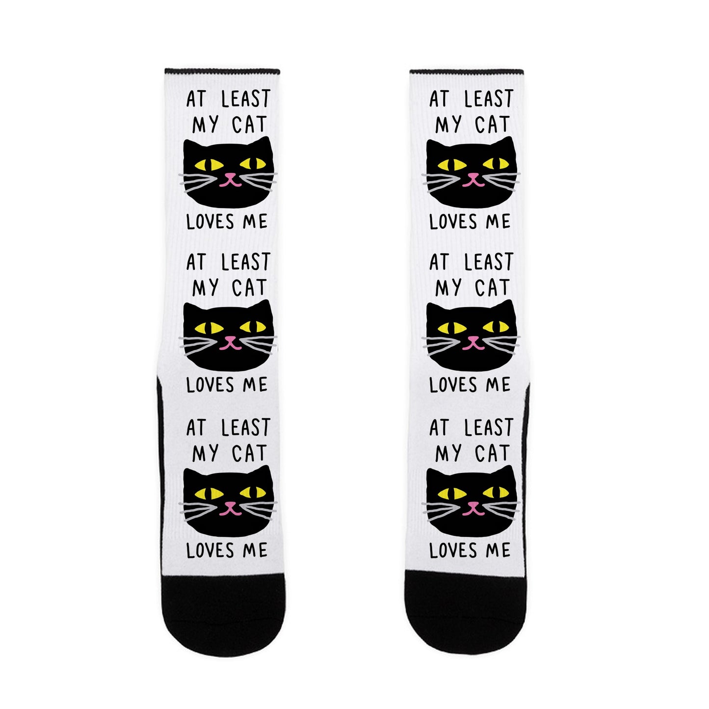 At Least My Cat Loves Me Socks