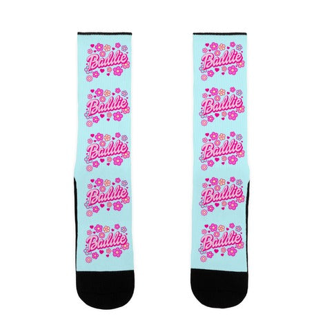 Baddie Barbie Parody Socks