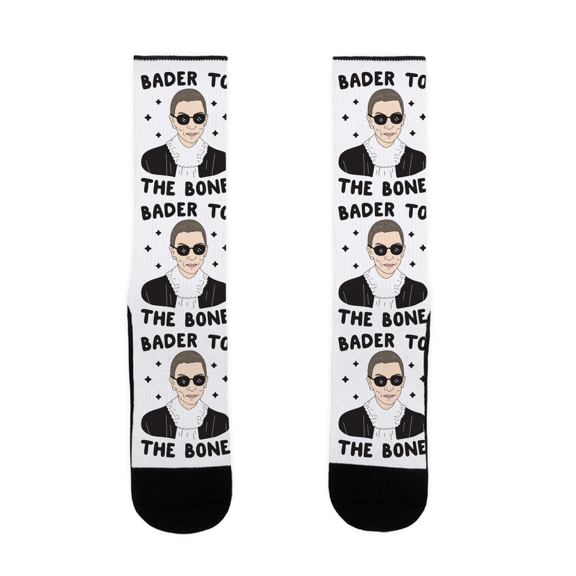 Bader To The Bone RBG Socks