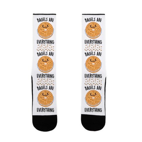 Bagels Are Everything  Socks