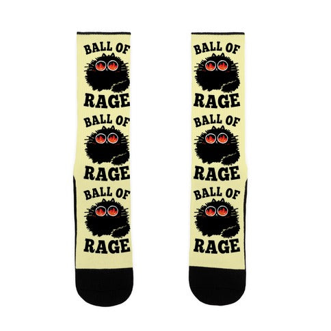 Ball Of Rage Socks