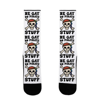 Be Gay Do Pirate Stuff Socks