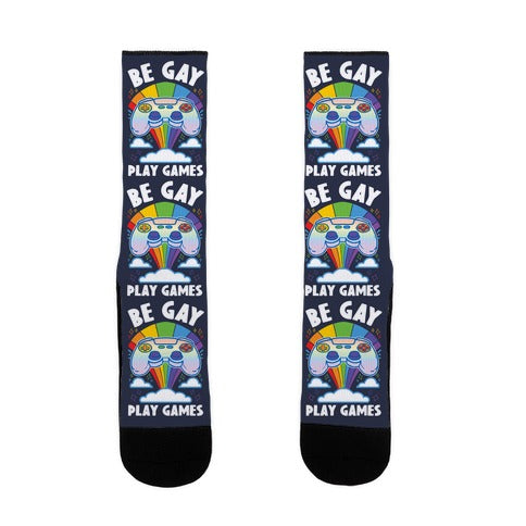 Be Gay Play Games Socks