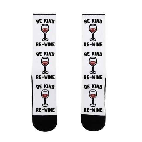 Be Kind Re-Wine Socks