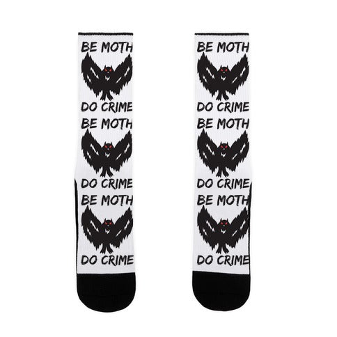 Be Moth Do Crime Socks