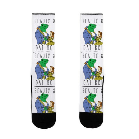 Beauty And Dat Boi Socks