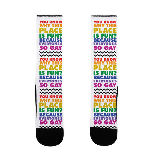 Because Everyone's So Gay Socks