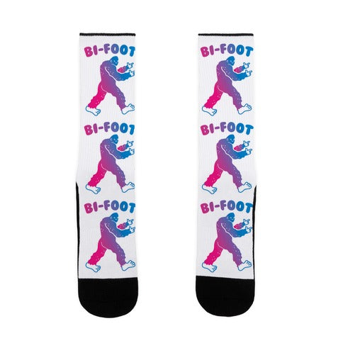 Bi-Foot Bisexual Bigfoot Socks