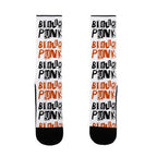 Bibliopunk Text Socks