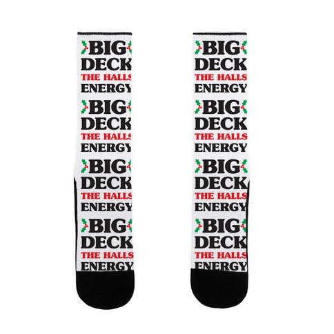 Big Deck The Halls Energy Socks