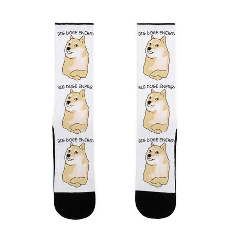 Big Doge Energy Socks