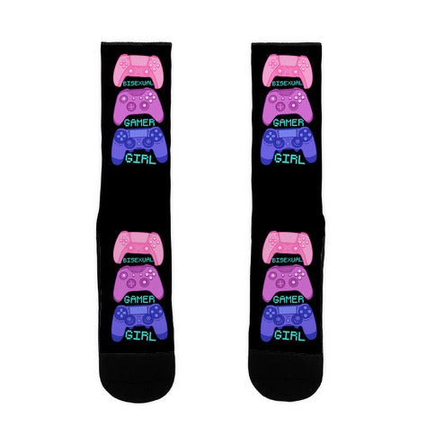 Bisexual Gamer Girl Socks