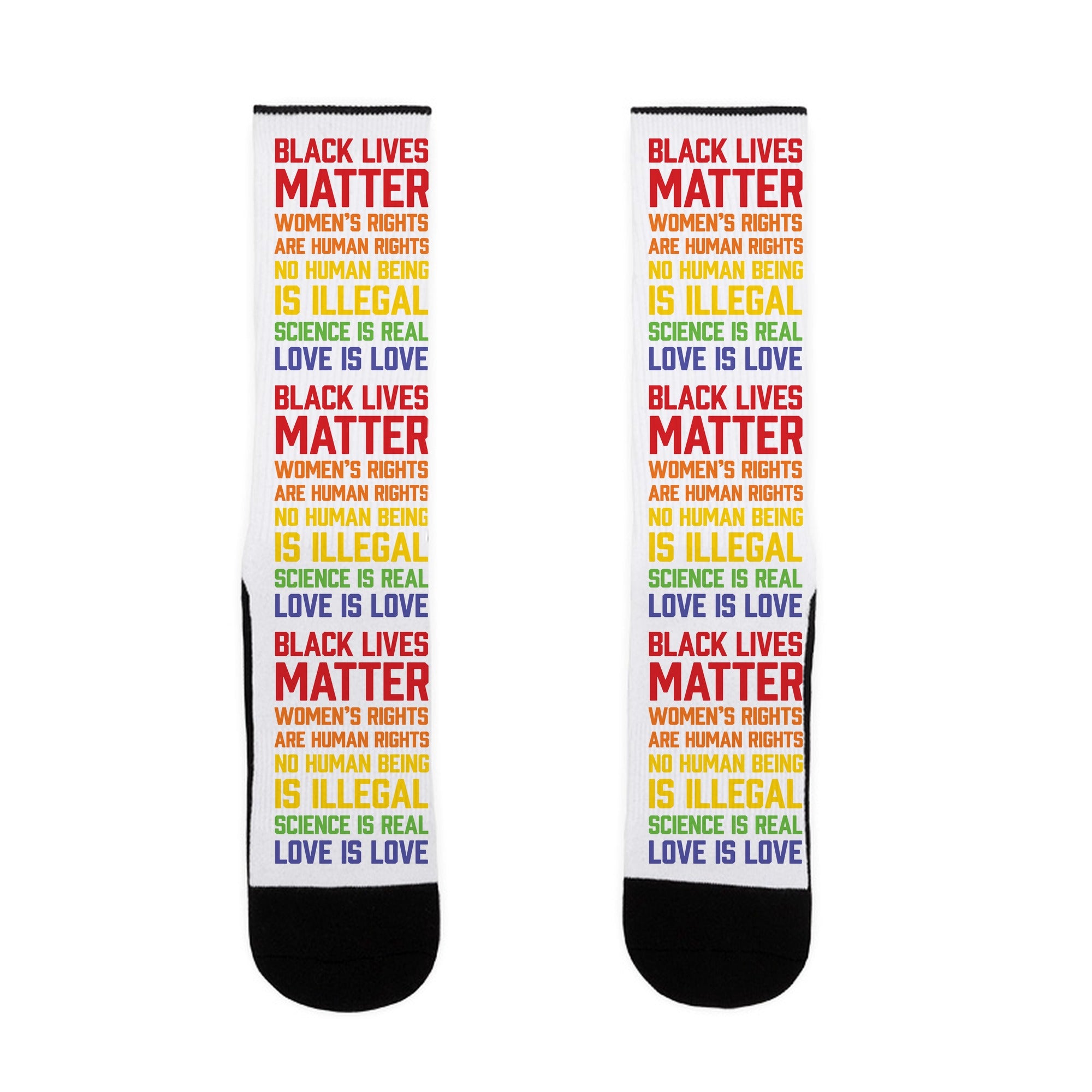 Black Lives Matter List Socks