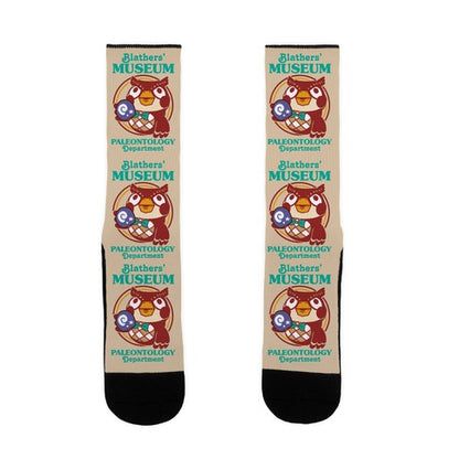 Blathers' Museum Paleontology Department Socks