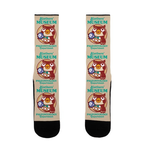 Blathers' Museum Paleontology Department Socks