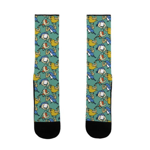 Buff Birds Socks