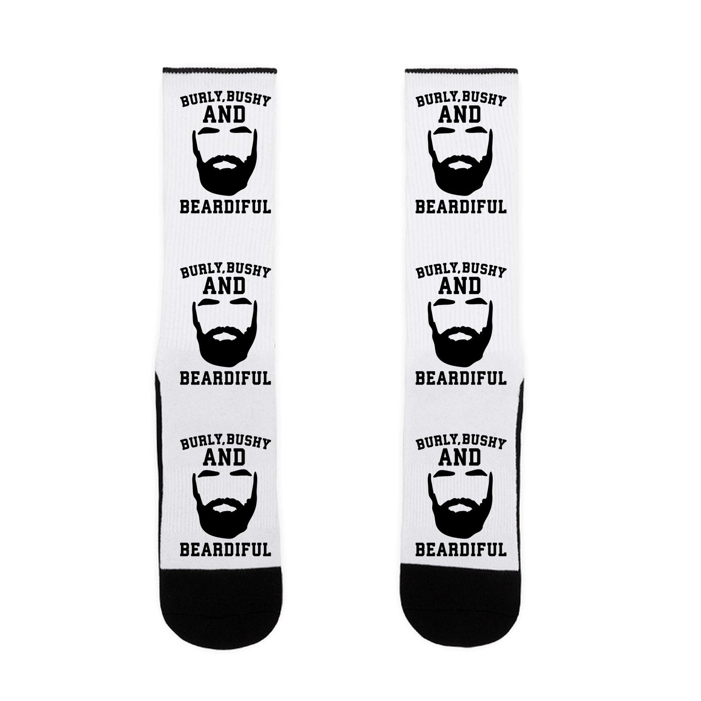 Burly Bushy and Beardiful Socks