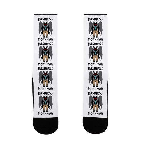 Business Mothman Parody Socks