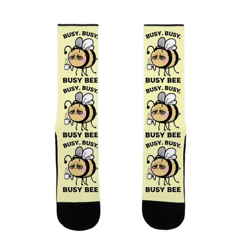 Busy, Busy, Busy Bee Socks