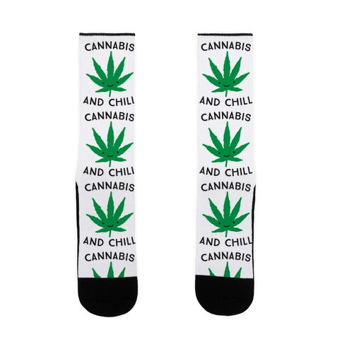 Cannabis And Chill Socks