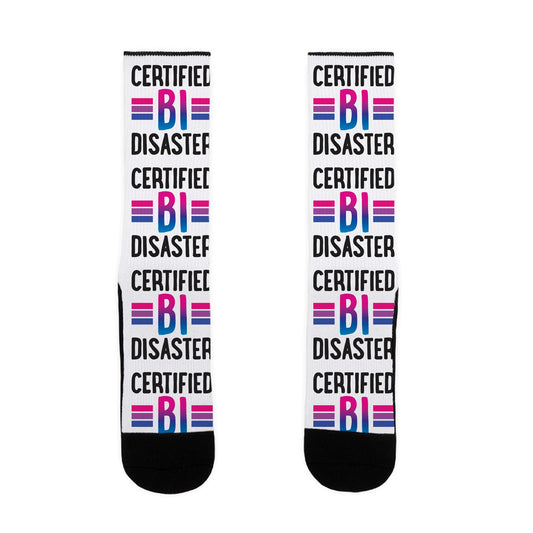 Certified Bi Disaster Socks