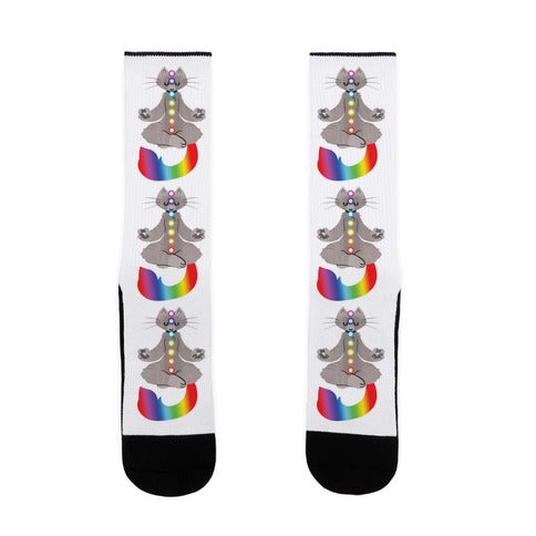 Chakra Cat Socks