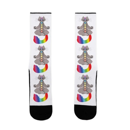 Chakra Cat Socks