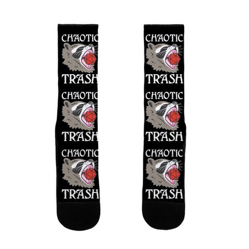 Chaotic Trash (Raccoon) Socks