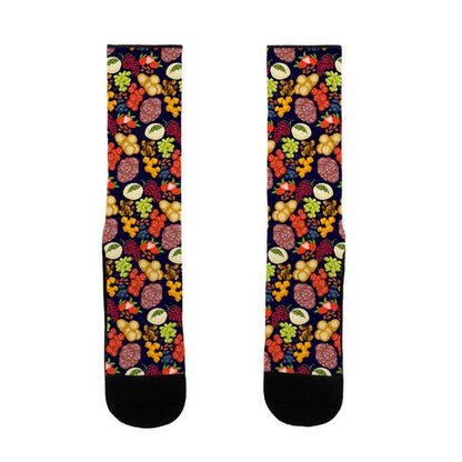 Charcuterie Board  Pattern Socks
