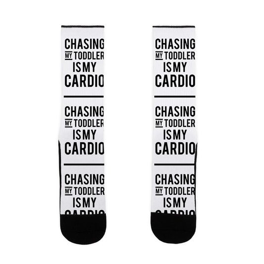 Chasing My Toddler is my Cardio Socks