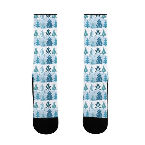 Christmas Tree Pattern Socks