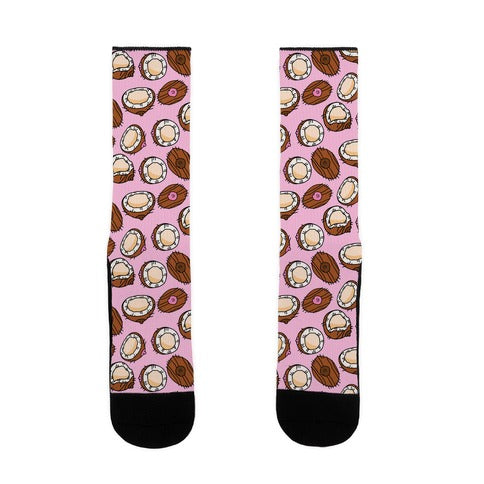 Coconut Titty Pattern Socks