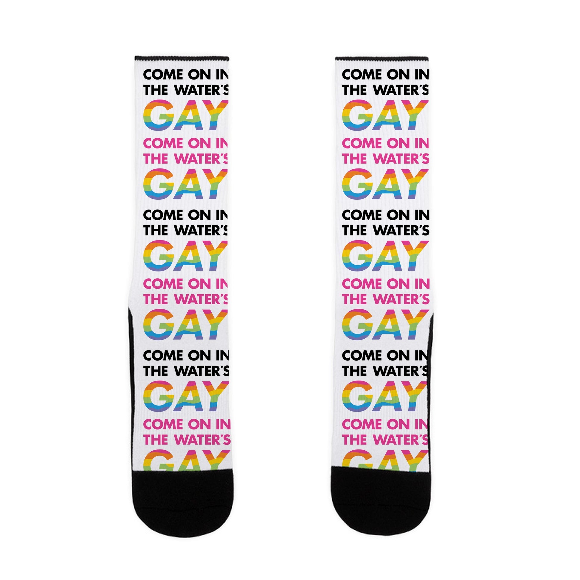Come On In The Water's Gay Socks