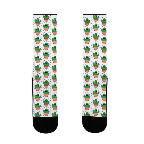 Cool Cactus Pattern Socks