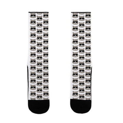 Cool Raccoon Pattern Socks