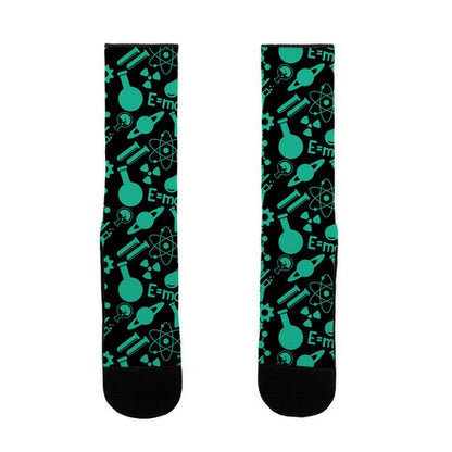 Cool Science Pattern Socks