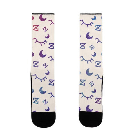 Cosmic Sleep Pattern Socks