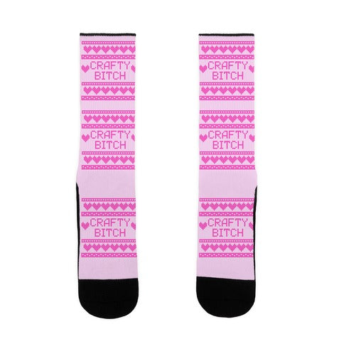 Crafty Bitch Knitting Pattern Socks