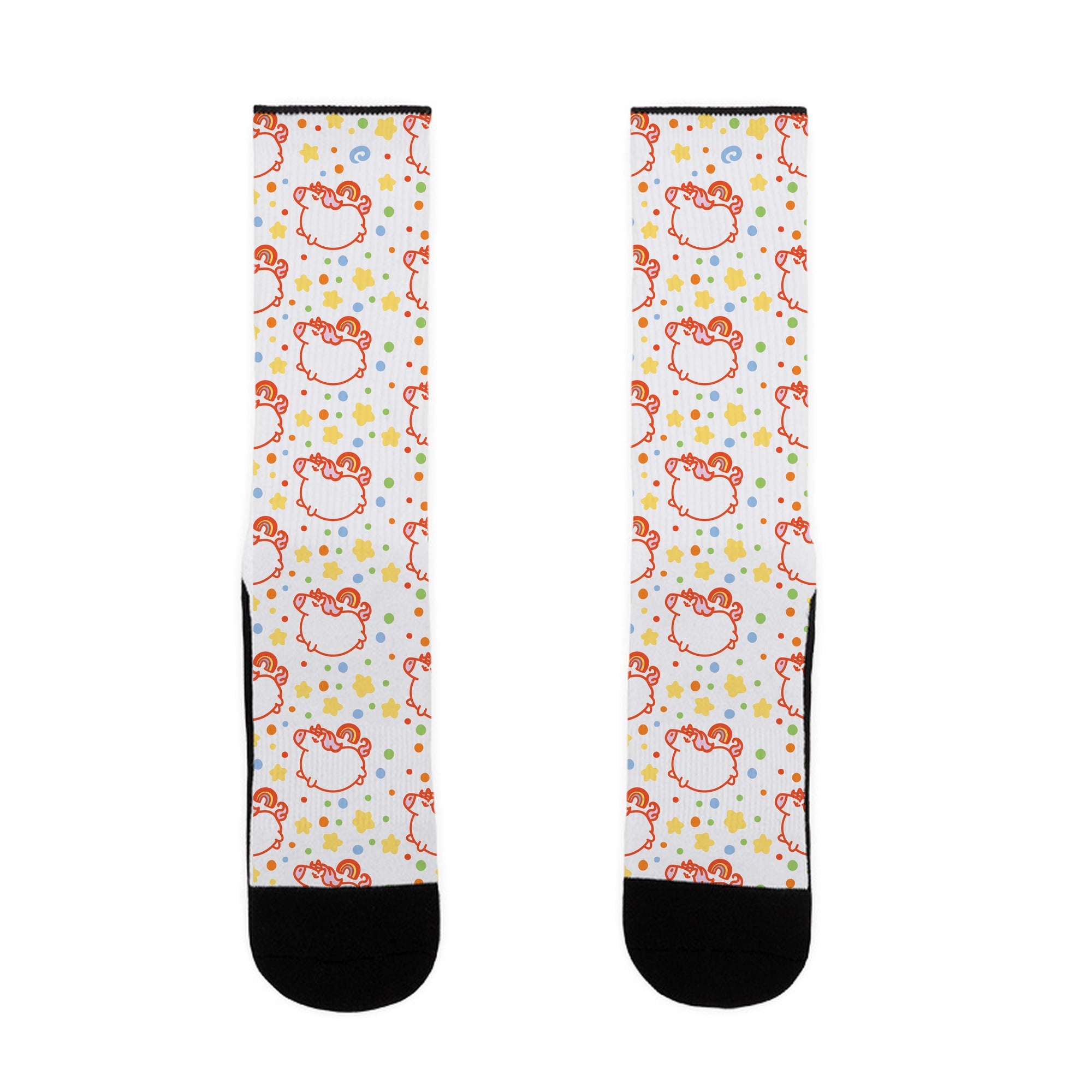Cute & Curvy Unicorn Pattern Socks