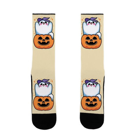 Cute Halloween Ghost Socks