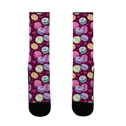 Cute Macarons Pattern Socks