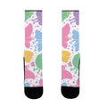 Cute Pastel Mothman Pattern Socks